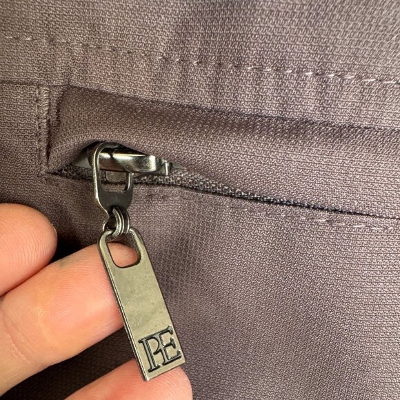 Vintage 90s Perry Ellis Portfolio Brown Double Collar Insulated  Coat Size XXL - Picture 6 of 16